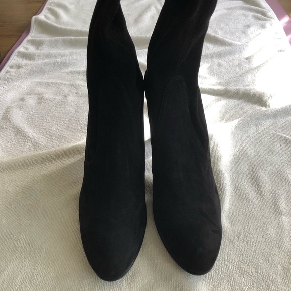 Stuart Weitzman Black Highland Over the Knee Boots Size 10.5 - Picture 4 of 7